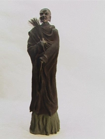 Robed Figure with Wheat — Bronze-Finish Sculpture from the PhynixRysing collection
